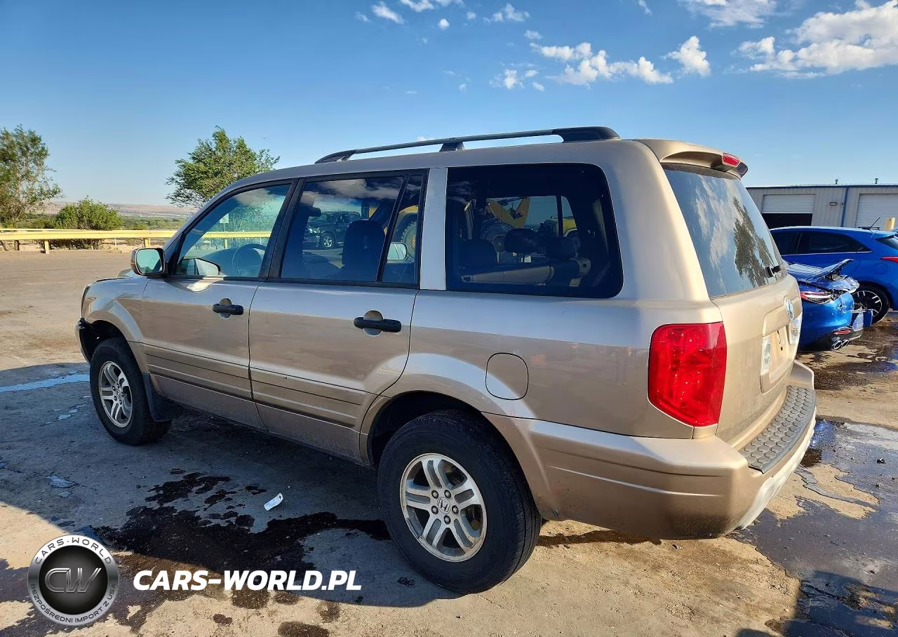 2003 Honda Pilot Exl VIN:2HKYF18553H537350 - 2