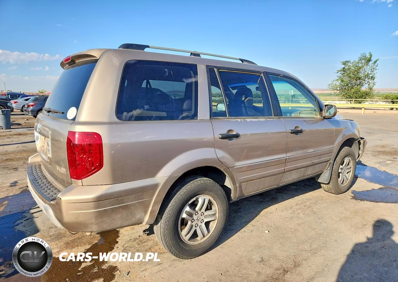 2003 Honda Pilot Exl VIN:2HKYF18553H537350 - 3