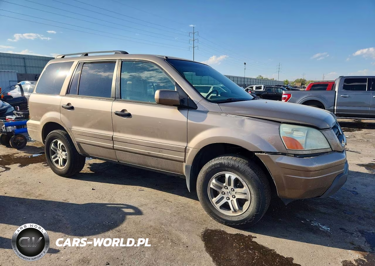 2003 Honda Pilot Exl VIN:2HKYF18553H537350 - 4