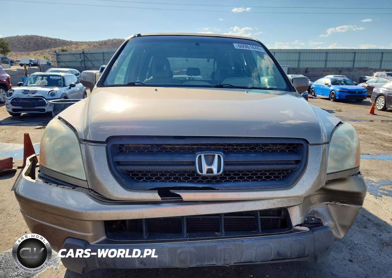2003 Honda Pilot Exl VIN:2HKYF18553H537350 - 5