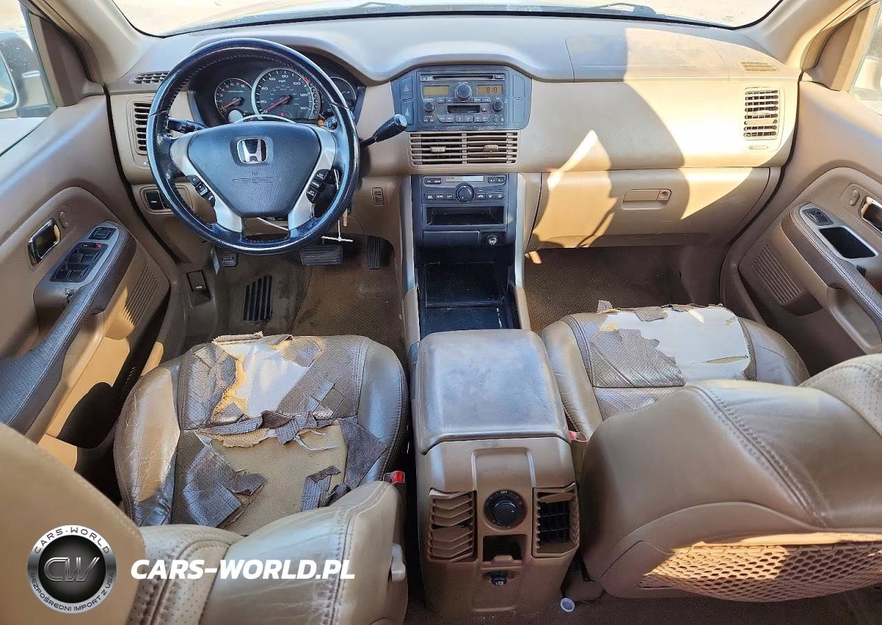 2003 Honda Pilot Exl VIN:2HKYF18553H537350 - 8