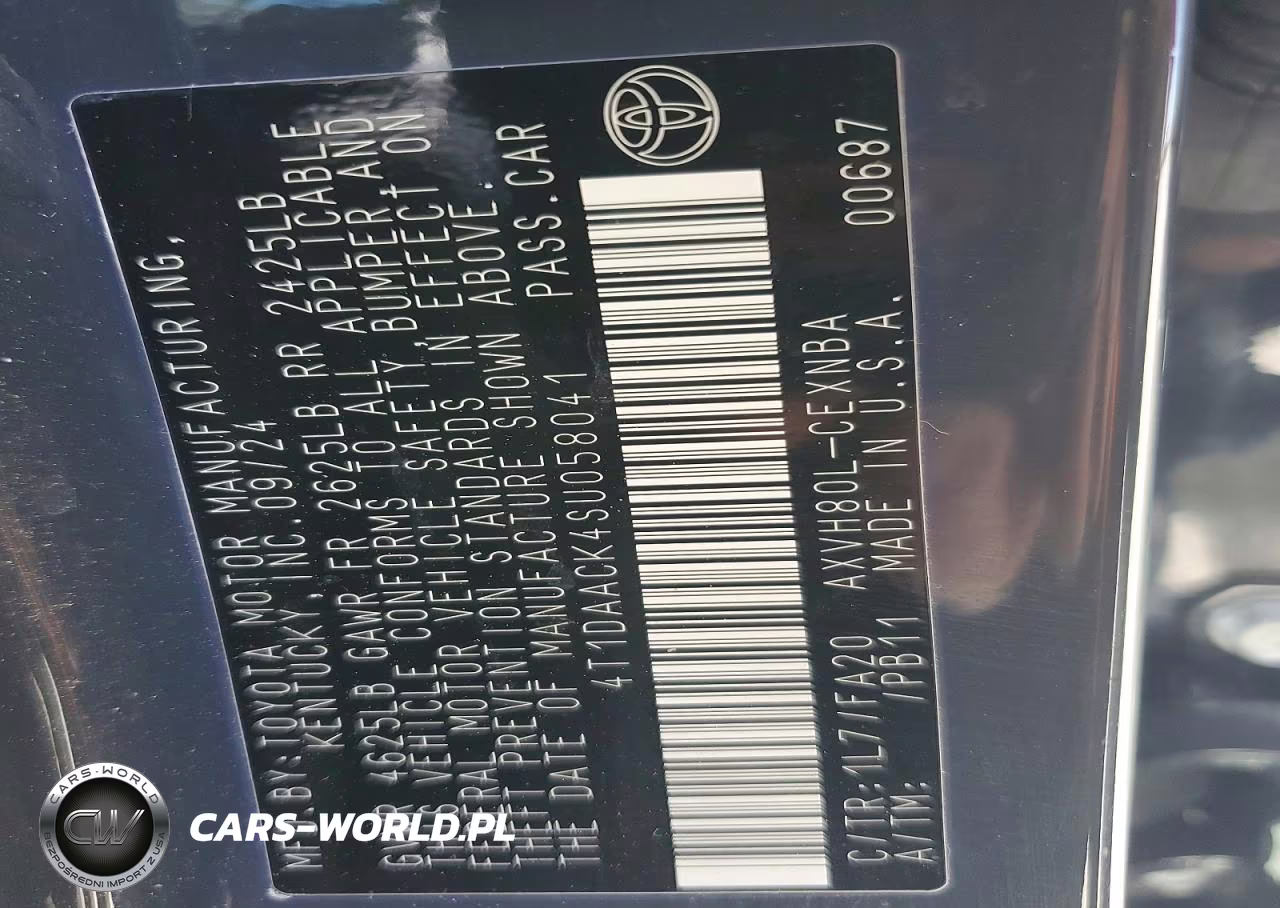 2025 Toyota Camry Le VIN:4T1DAACK4SU058041 - 13