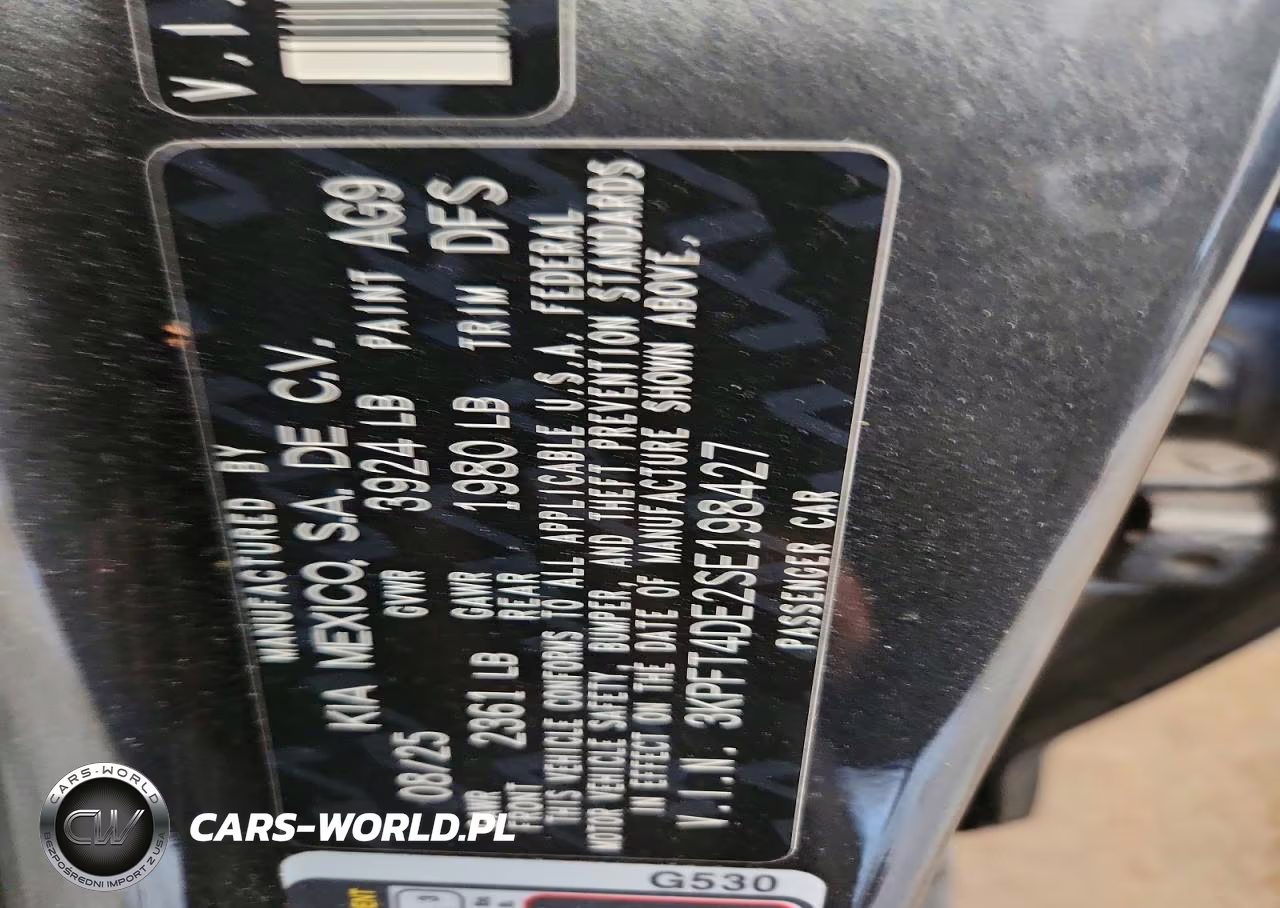 2025 Kia K4 Lx VIN:3KPFT4DE2SE198427 - 13
