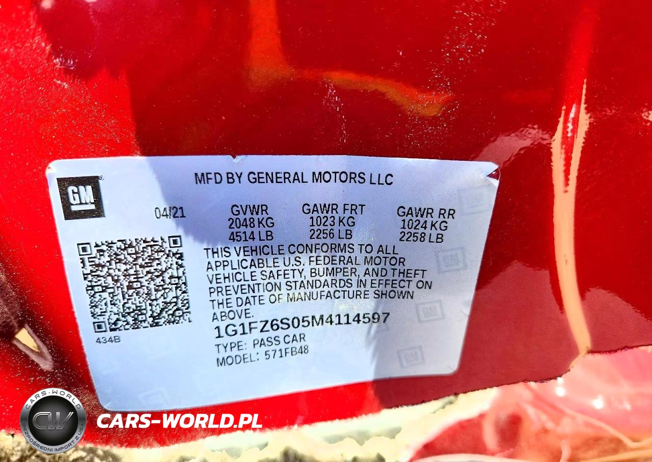 2021 Chevrolet Bolt Ev Premier VIN:1G1FZ6S05M4114597 - 14