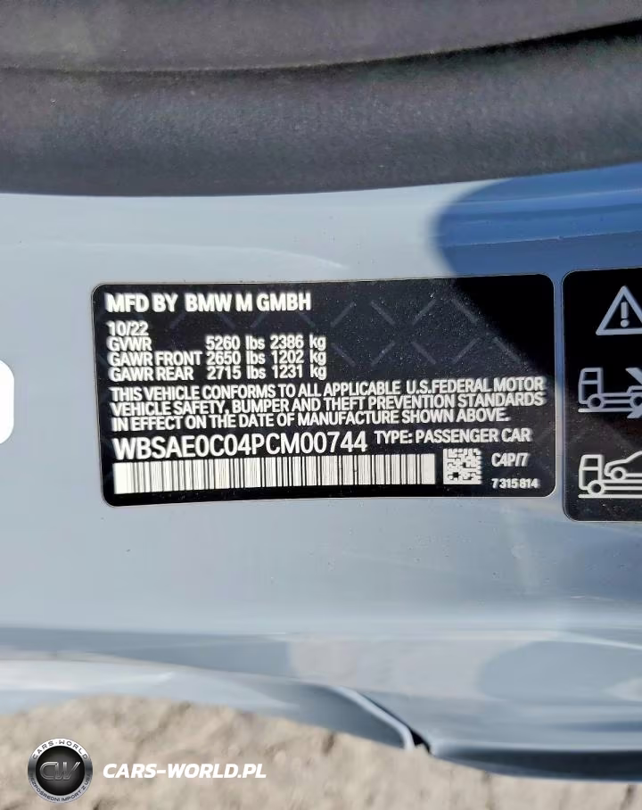 2023 BMW M8 VIN:WBSAE0C04PCM00744 - 12