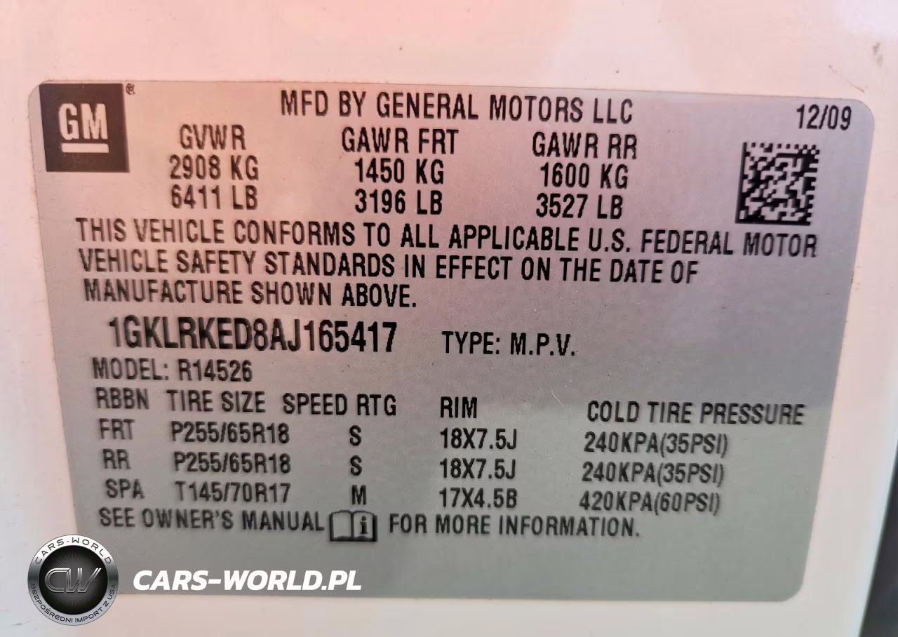 2010 GMC Acadia Sl VIN:1GKLRKED8AJ165417 - 13