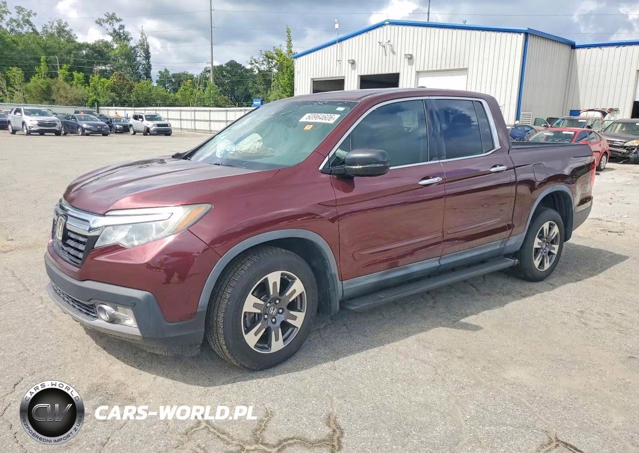 2017 Honda Ridgeline Rtl VIN:5FPYK3F74HB029962 - 1