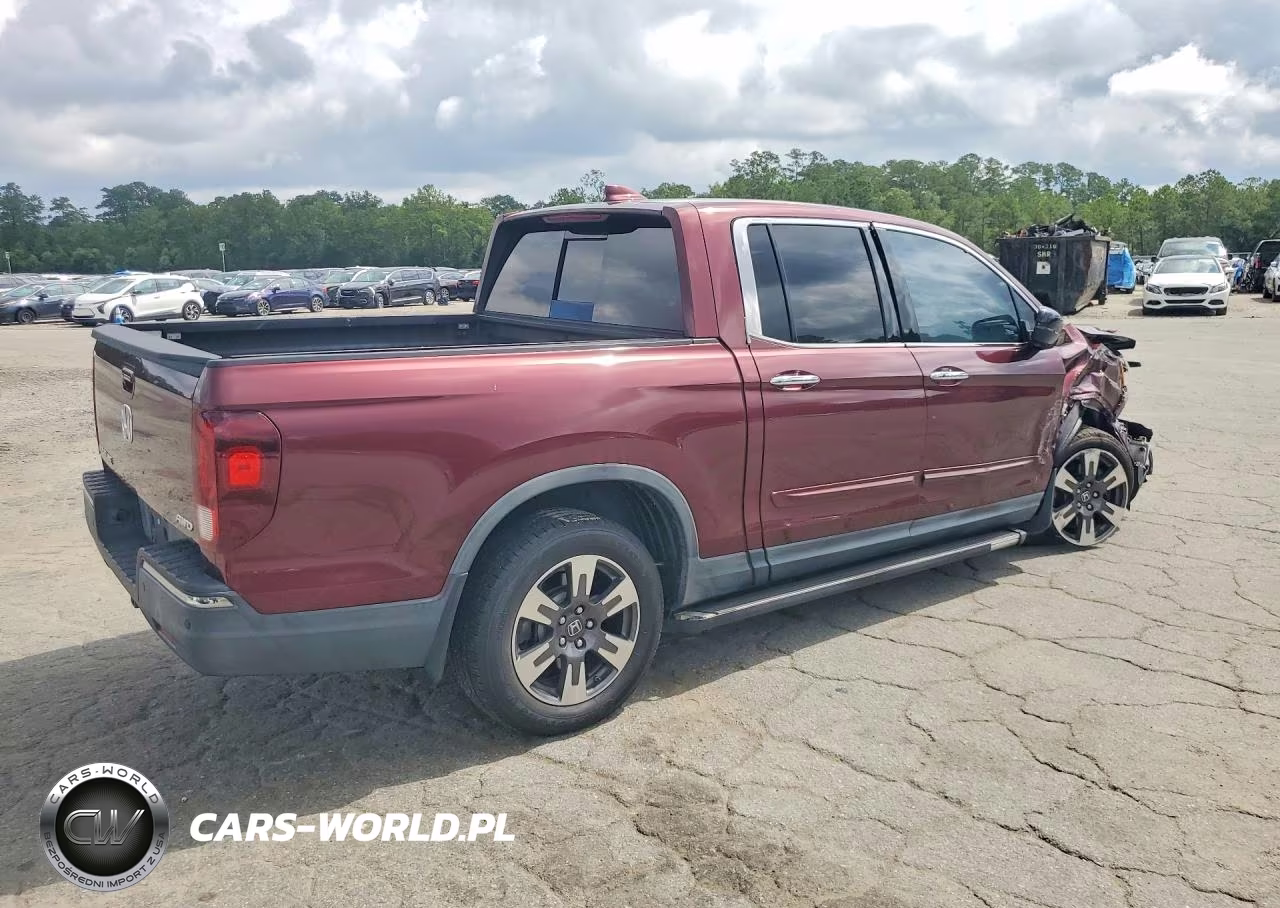 2017 Honda Ridgeline Rtl VIN:5FPYK3F74HB029962 - 3