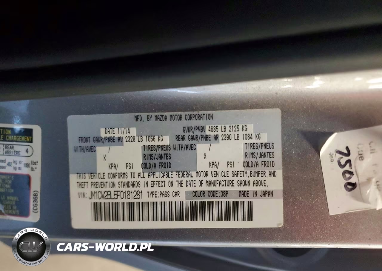 2015 Mazda 5 Sport VIN:JM1CW2BL5F0181281 - 13