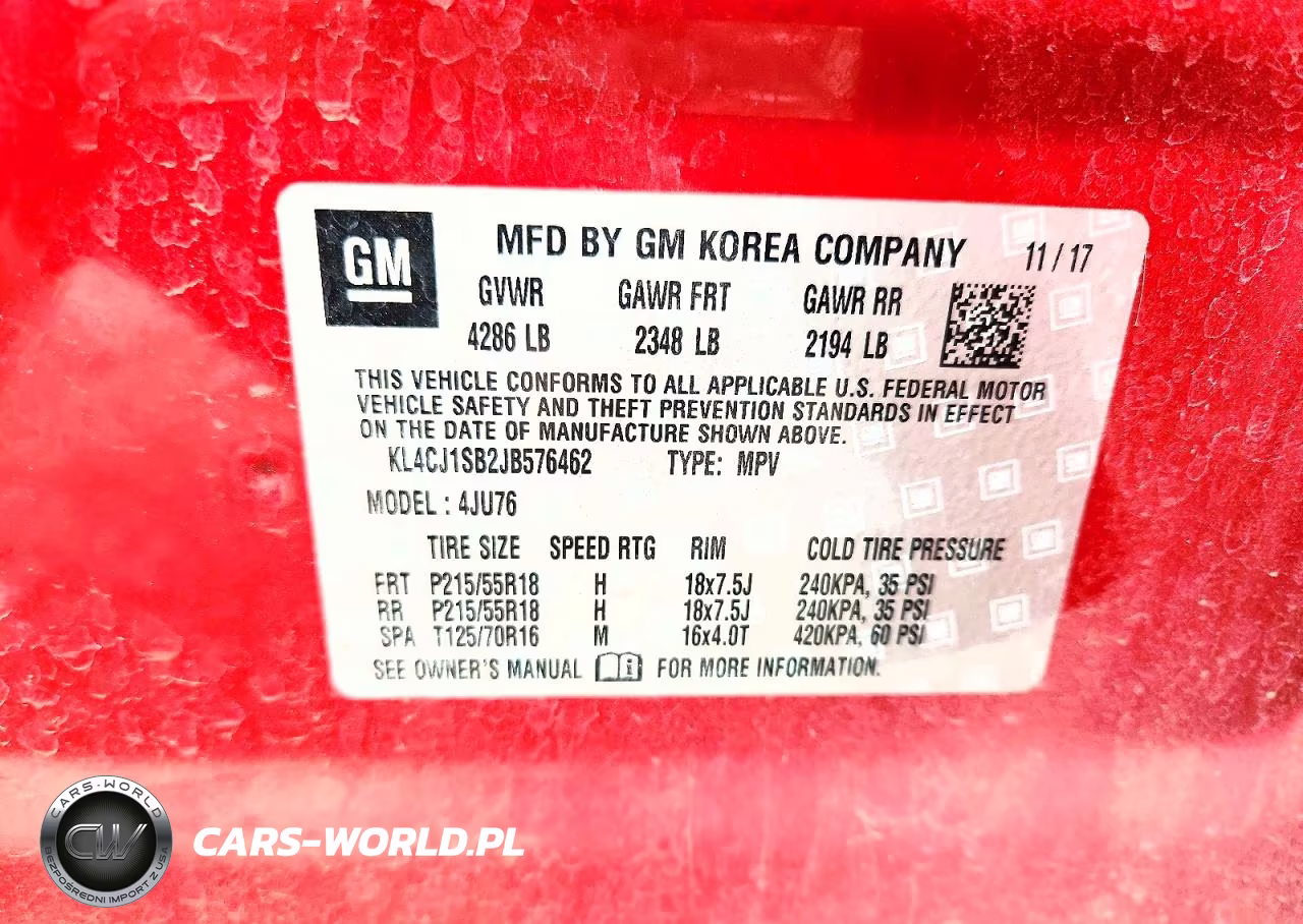 2018 Buick Encore Sport Touring VIN:KL4CJ1SB2JB576462 - 12