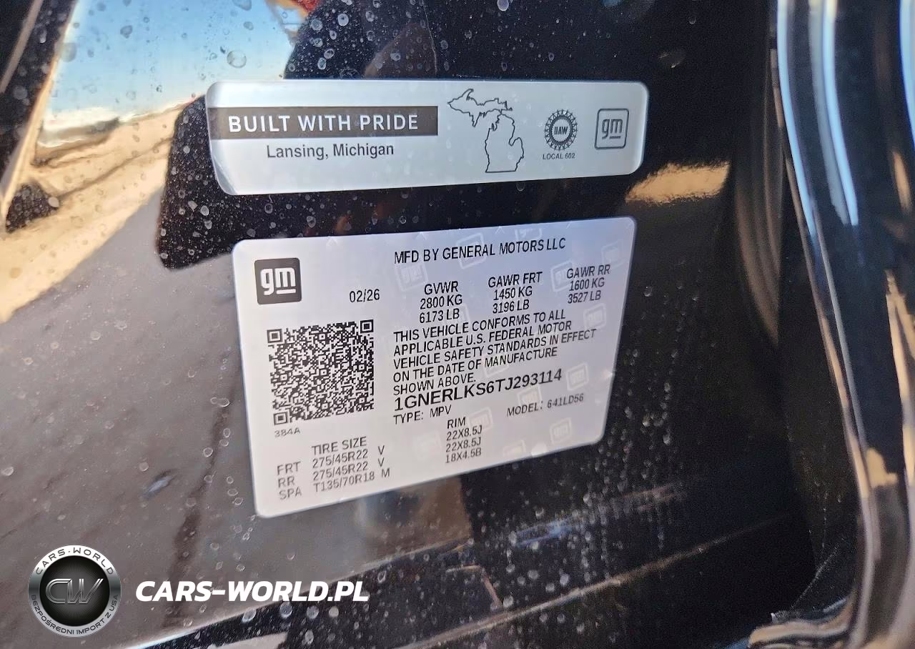 2026 Chevrolet Traverse Rs VIN:1GNERLKS6TJ293114 - 13