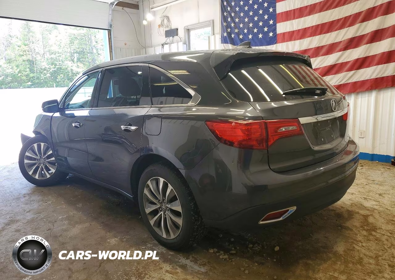 2015 Acura Mdx Technology VIN:5FRYD4H49FB024070 - 2