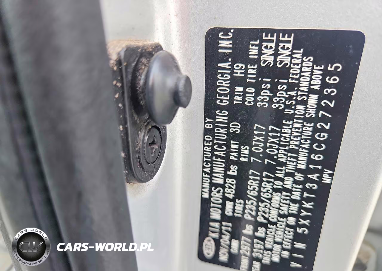 2012 Kia Sorento Lx VIN:5XYKT3A16CG272365 - 12