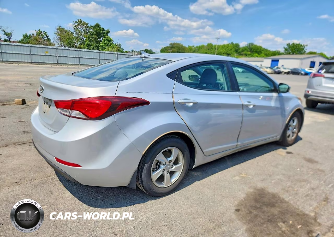 2014 Hyundai Elantra Se VIN:5NPDH4AE5EH461961 - 3