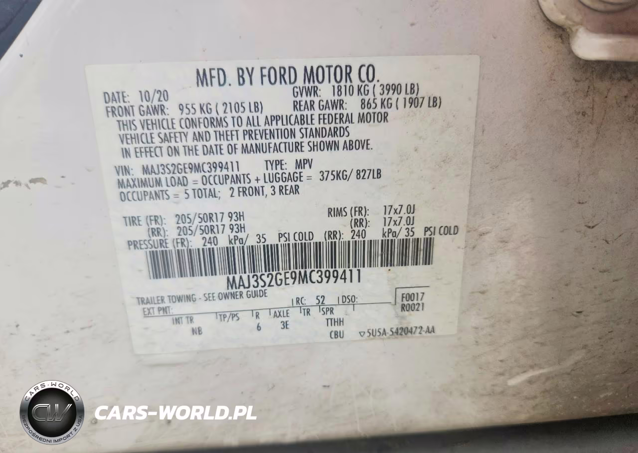 2021 Ford Ecosport Se VIN:MAJ3S2GE9MC399411 - 13