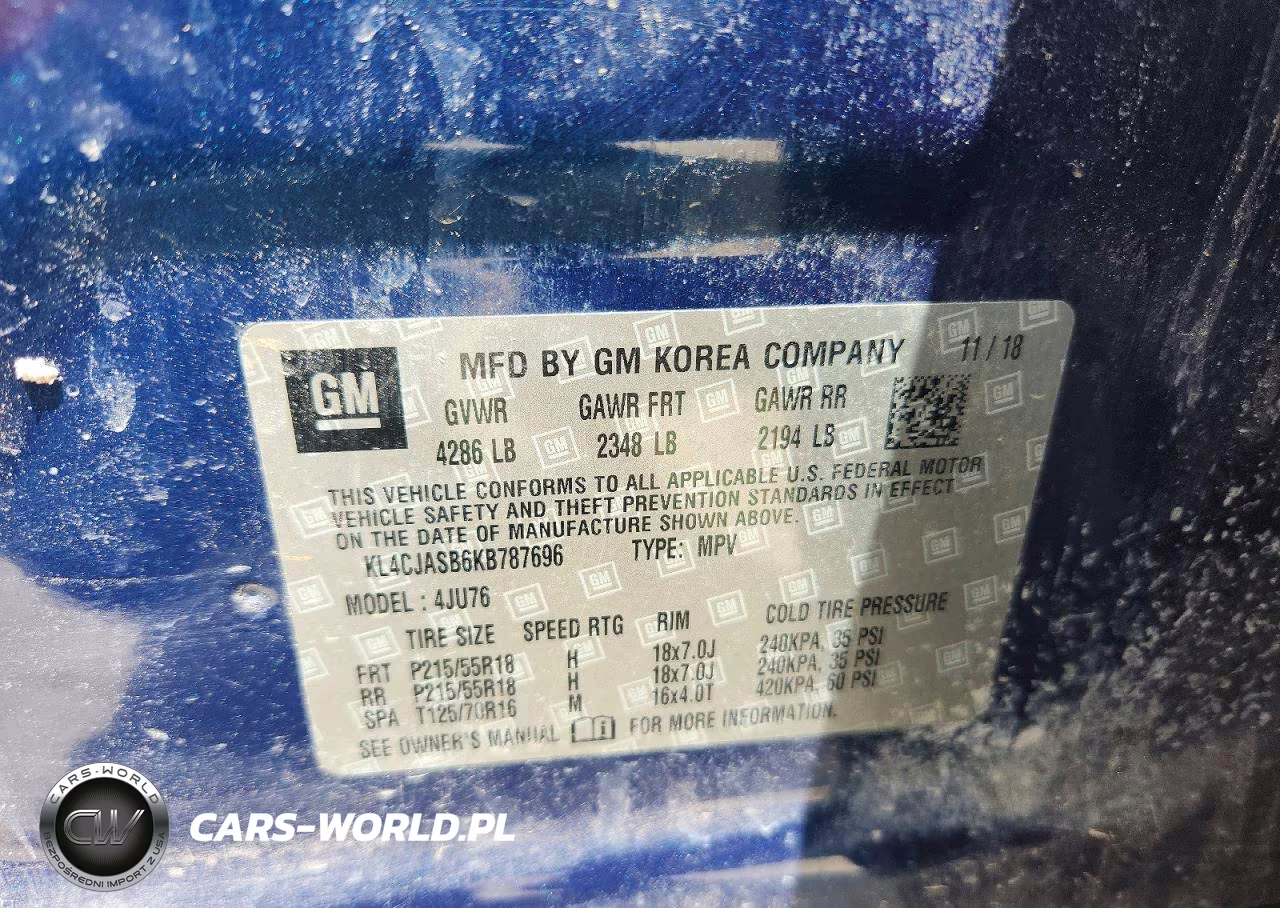 2019 Buick Encore Preferred VIN:KL4CJASB6KB787696 - 12