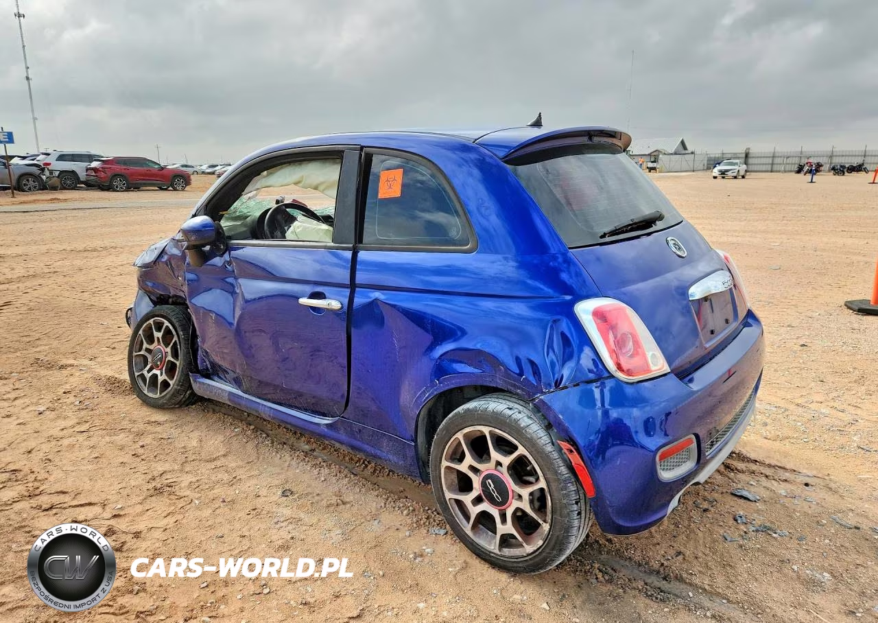 2012 Fiat 500 Sport VIN:3C3CFFBR7CT119668 - 2