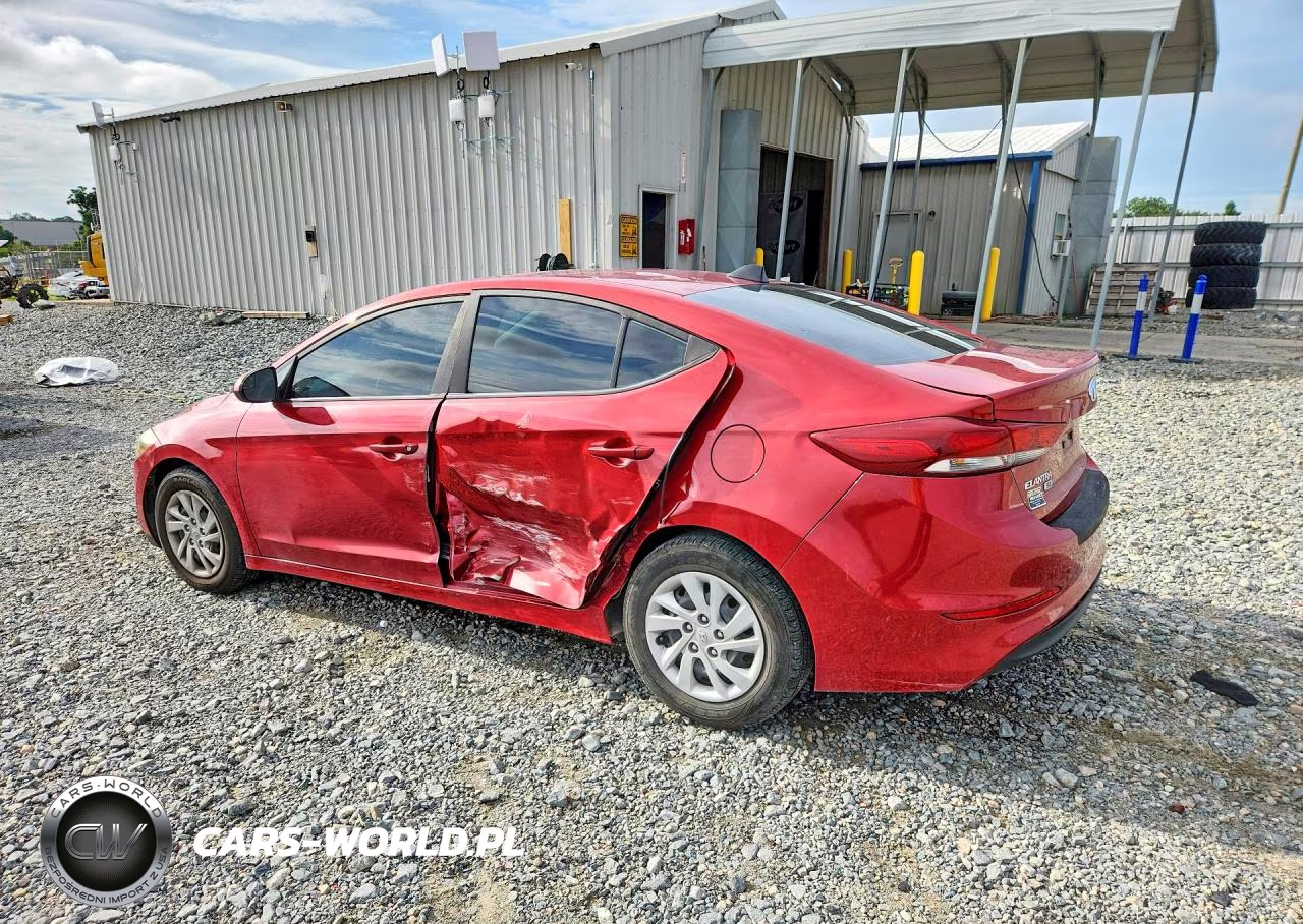 2017 Hyundai Elantra Se VIN:KMHD74LF6HU353251 - 2
