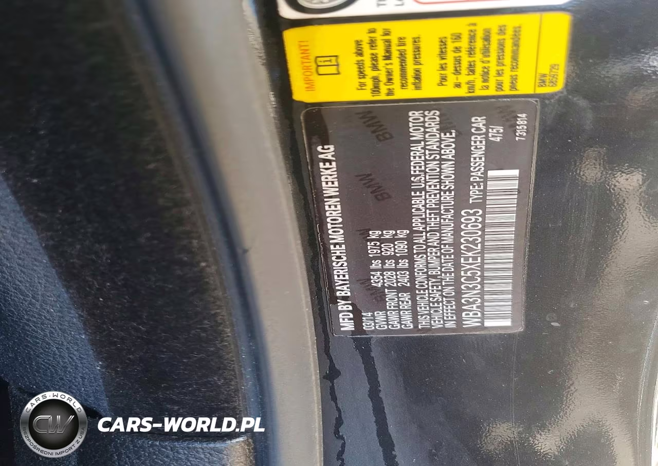 2014 BMW 428 I VIN:WBA3N3C5XEK230693 - 12
