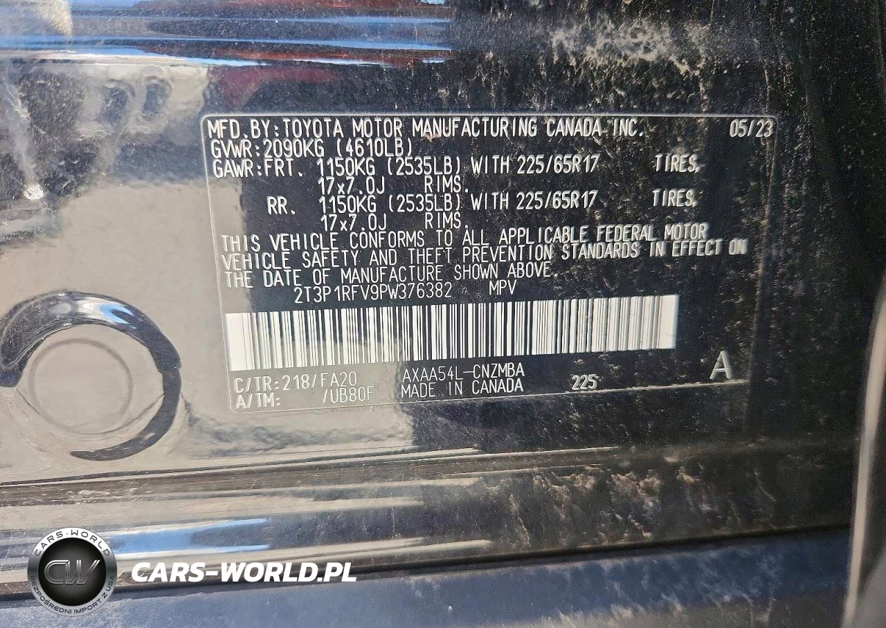 2023 Toyota Rav4 Xle VIN:2T3P1RFV9PW376382 - 13