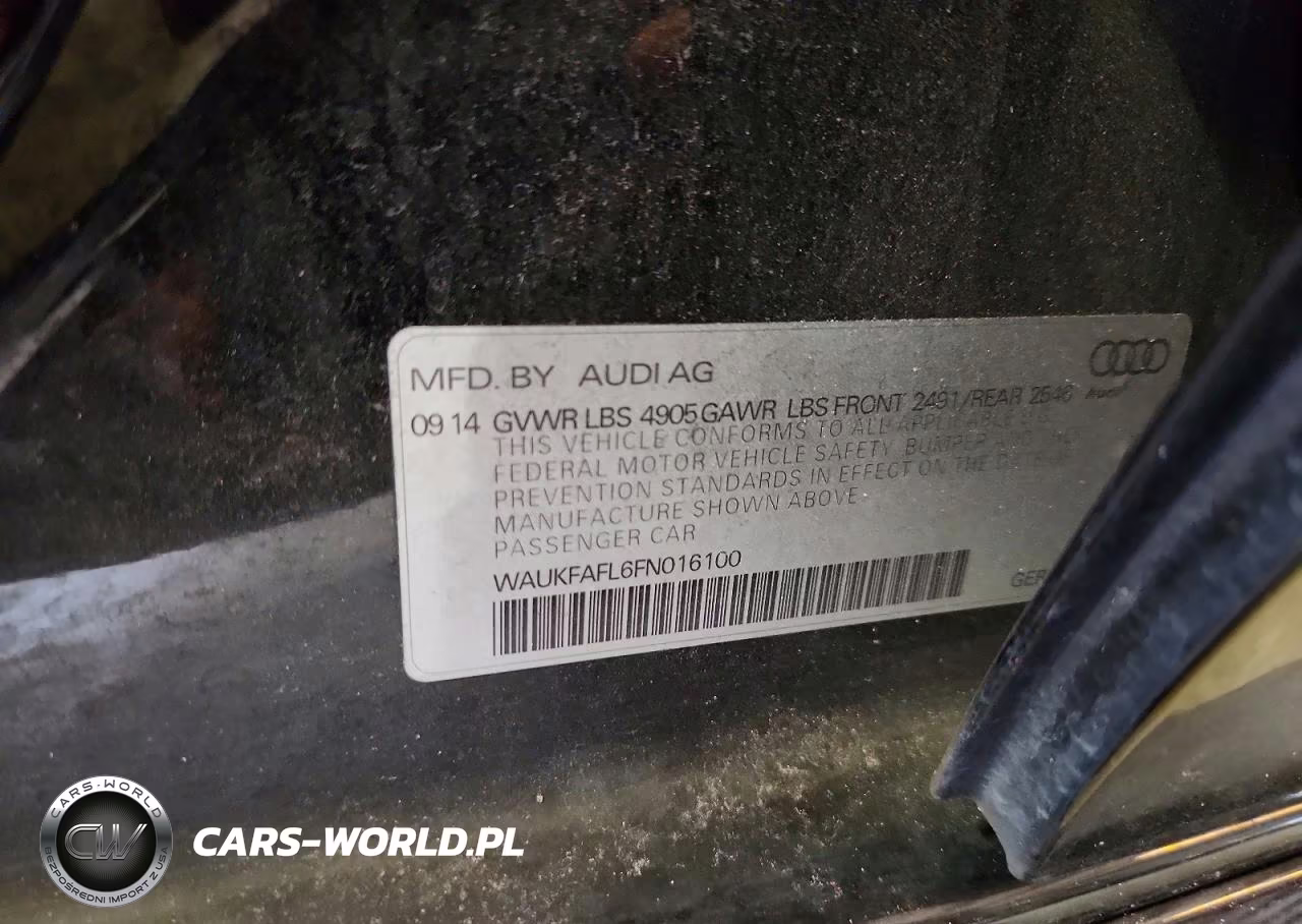 2015 Audi A4 Prestige VIN:WAUKFAFL6FN016100 - 12