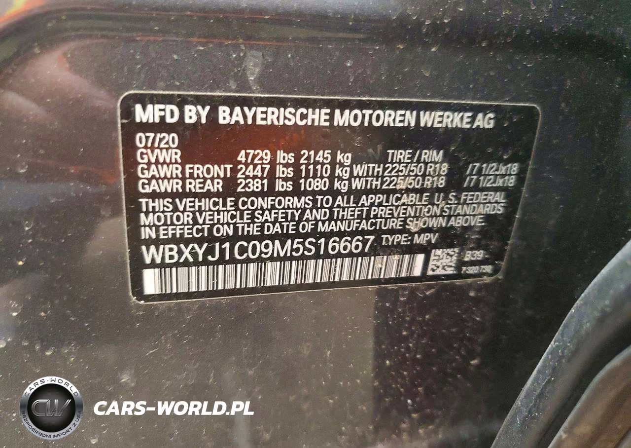 2021 BMW X2 xDrive28I VIN:WBXYJ1C09M5S16667 - 14