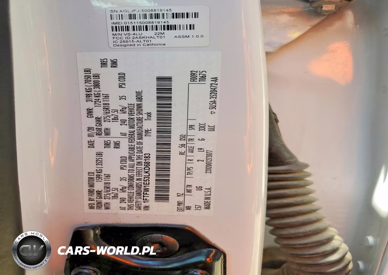 2020 Ford F150 Supercrew VIN:1FTFW1E53LKD68183 - 12