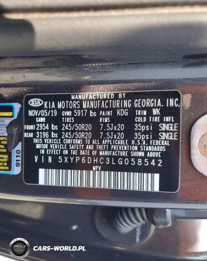 2020 Kia Telluride S VIN:5XYP6DHC3LG058542 - 13