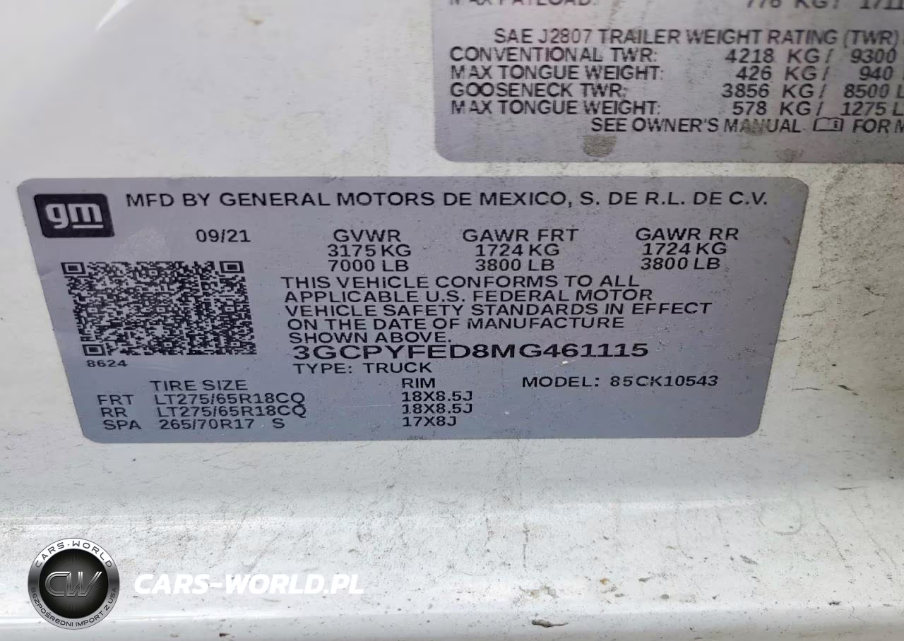 2021 Chevrolet Silverado K1500 Lt Trail Boss VIN:3GCPYFED8MG461115 - 13