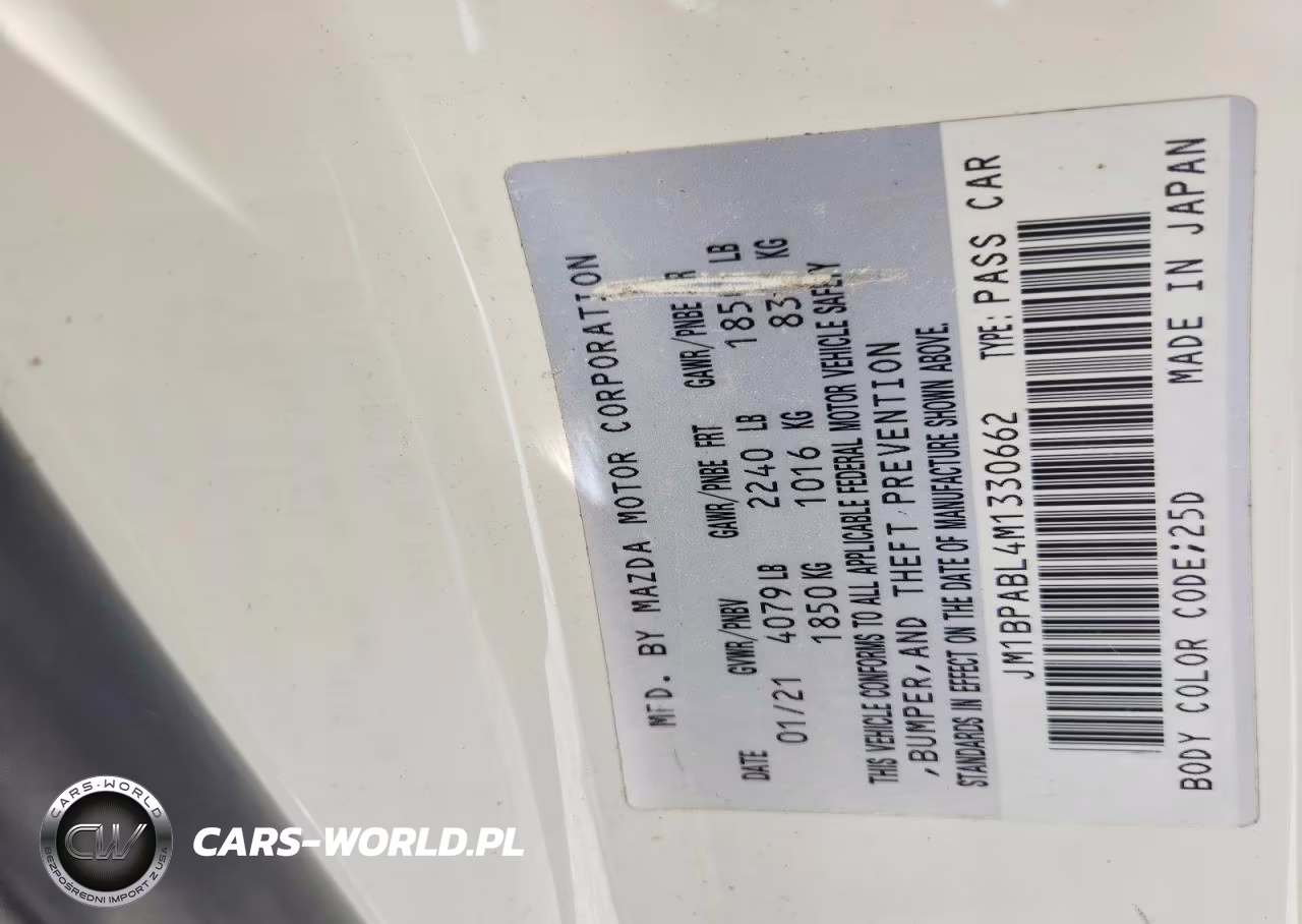 2021 Mazda 3 Select VIN:JM1BPABL4M1330662 - 13