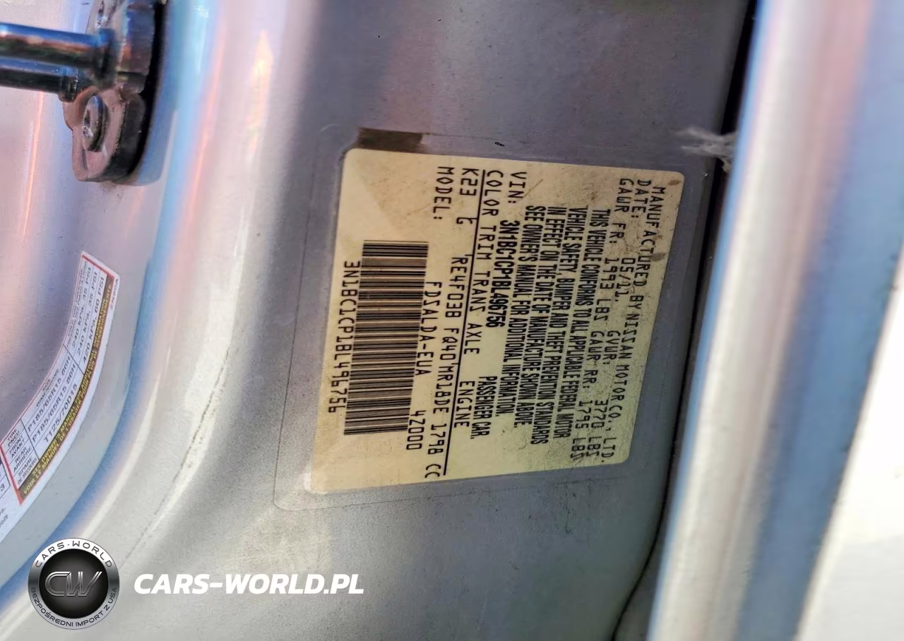 2011 Nissan Versa 1.8 S VIN:3N1BC1CP1BL496756 - 12