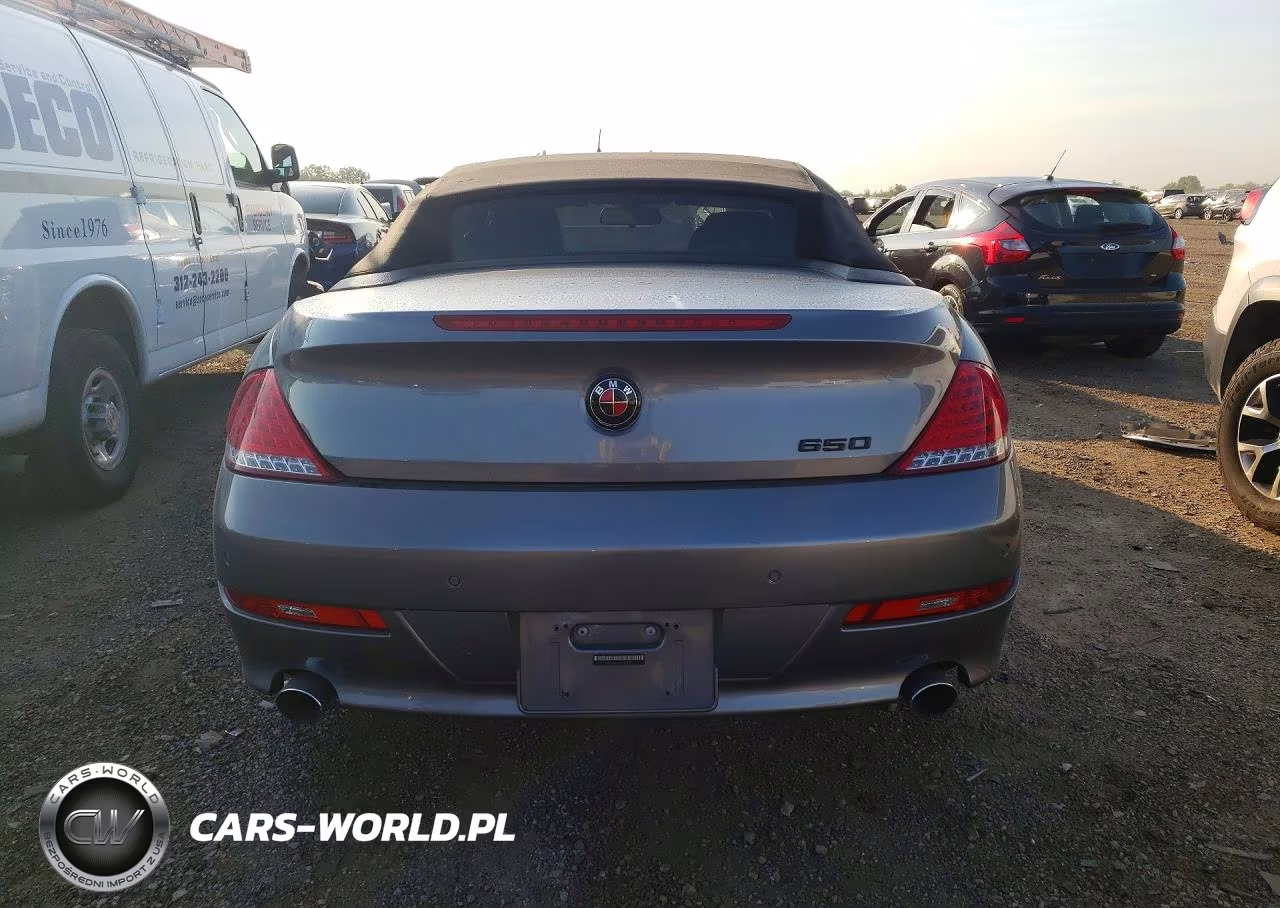2008 BMW 650 I VIN:WBAEB53568CX62597 - 6