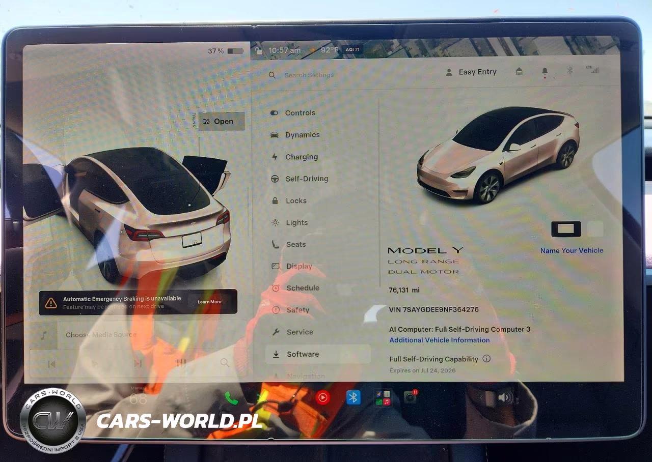 2022 Tesla Model Y VIN:7SAYGDEE9NF364276 - 9