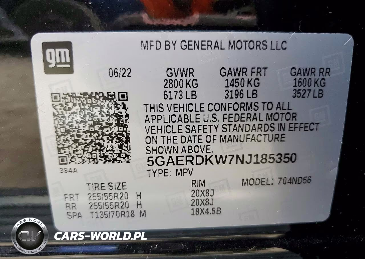 2022 Buick Enclave Fwd Avenir VIN:5GAERDKW7NJ185350 - 13