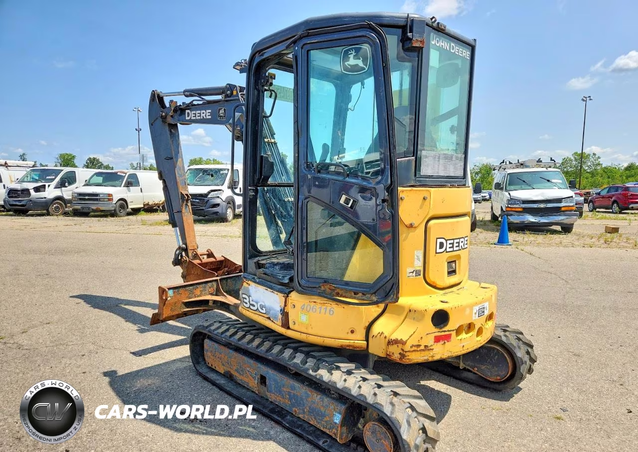 2016 John Deere 35G Mini Excavator VIN:1FF035GXPGK277071 - 3