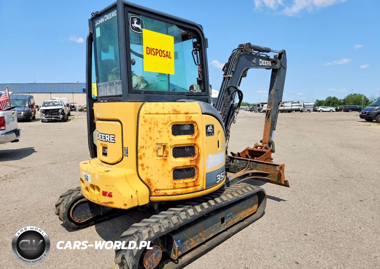 2016 John Deere 35G Mini Excavator VIN:1FF035GXPGK277071 - 4