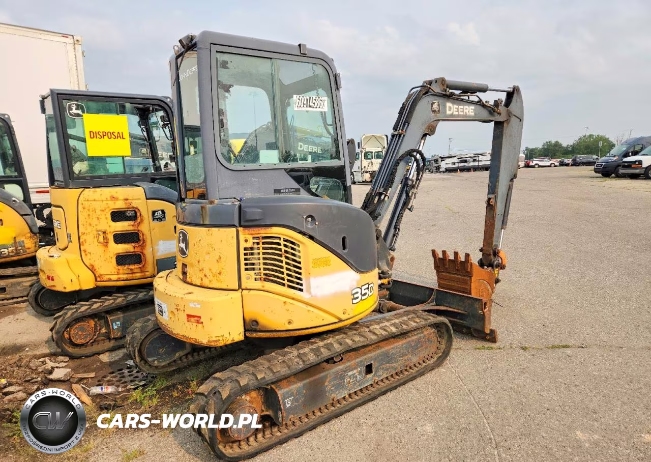 2012 John Deere 35D Mini Excavator VIN:1FF035DXTCG269620 - 4