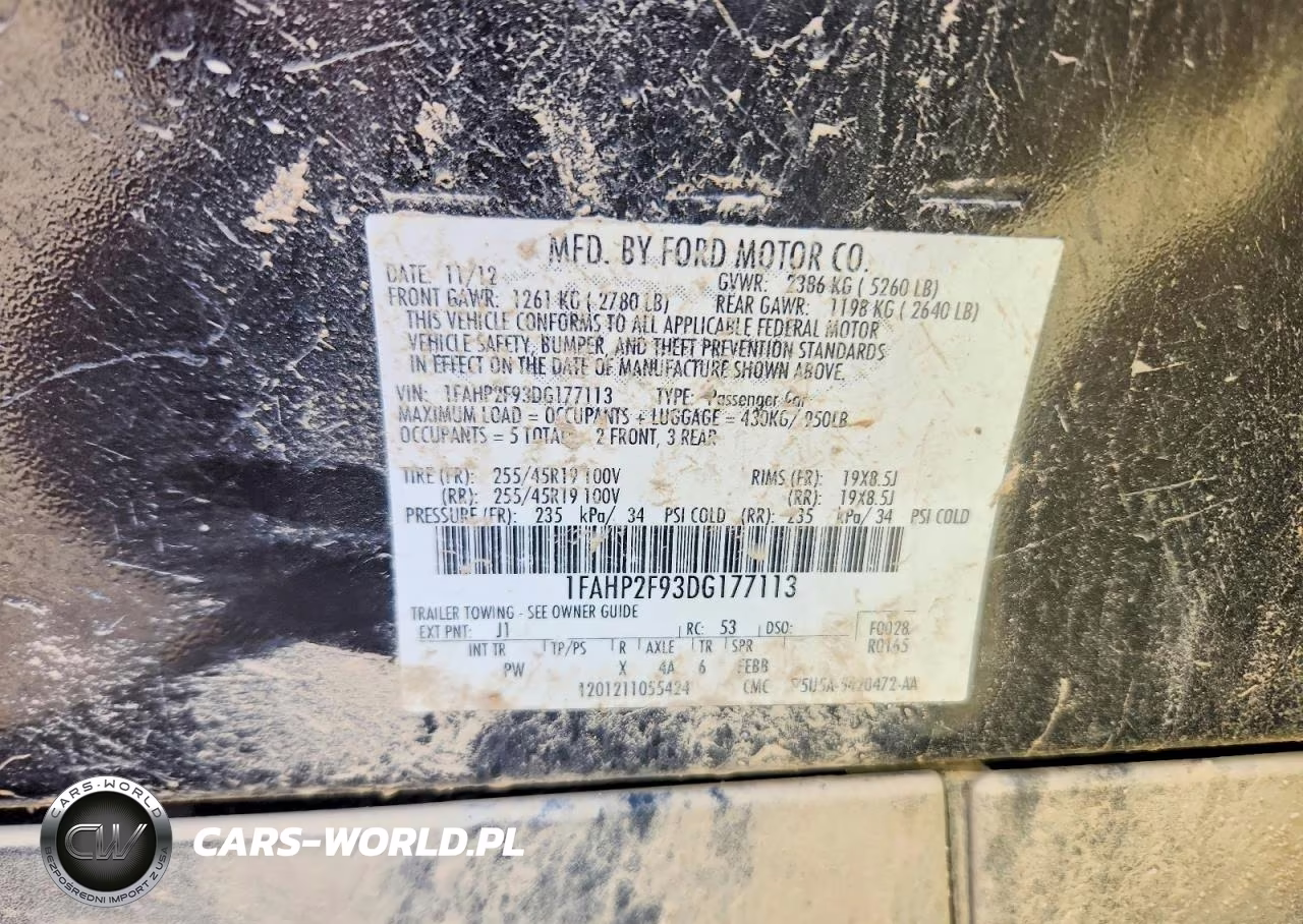 2013 Ford Taurus Limited VIN:1FAHP2F93DG177113 - 12