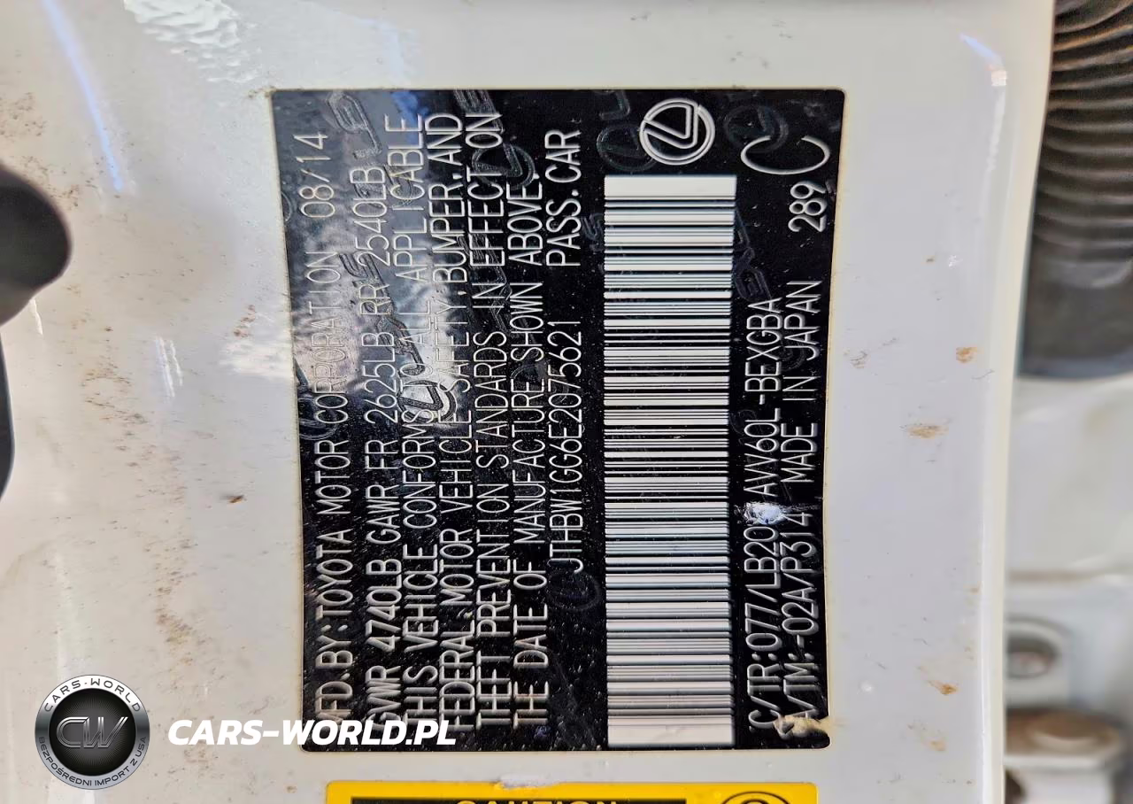 2014 Lexus Es 300H VIN:JTHBW1GG6E2075621 - 12