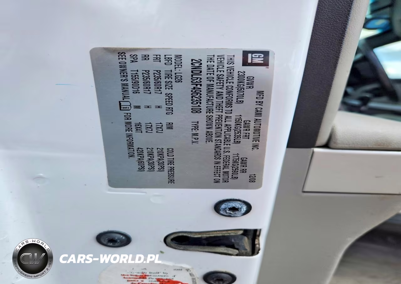 2009 Chevrolet Equinox Lt VIN:2CNDL63F496235108 - 13