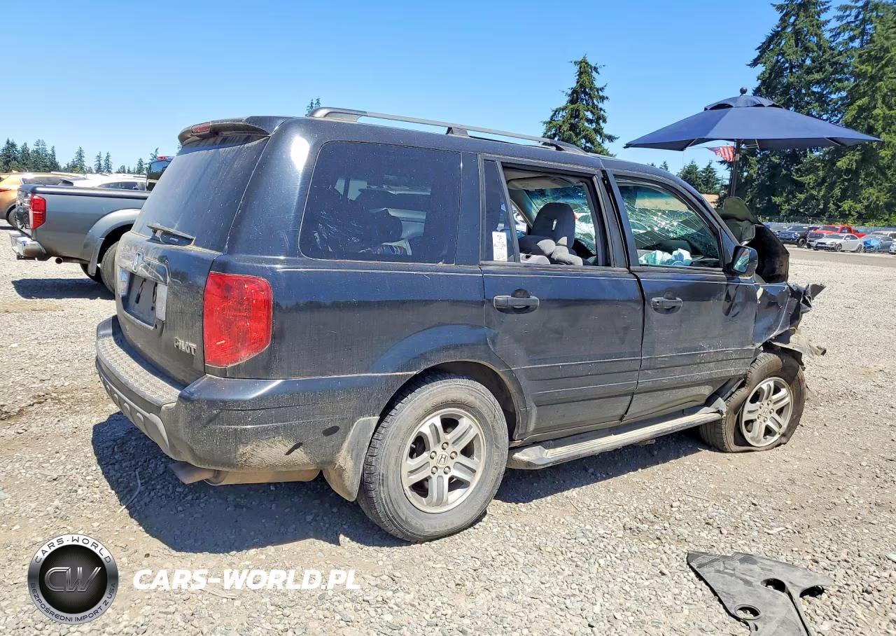 2004 Honda Pilot Ex VIN:5FNYF18414B000076 - 3