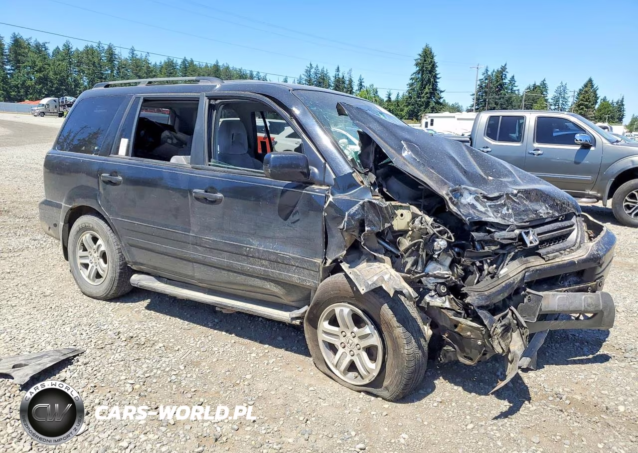 2004 Honda Pilot Ex VIN:5FNYF18414B000076 - 4