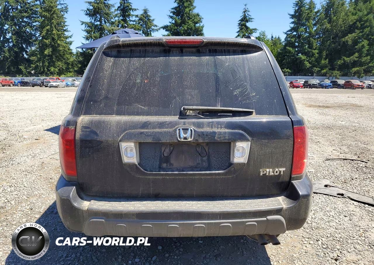 2004 Honda Pilot Ex VIN:5FNYF18414B000076 - 6
