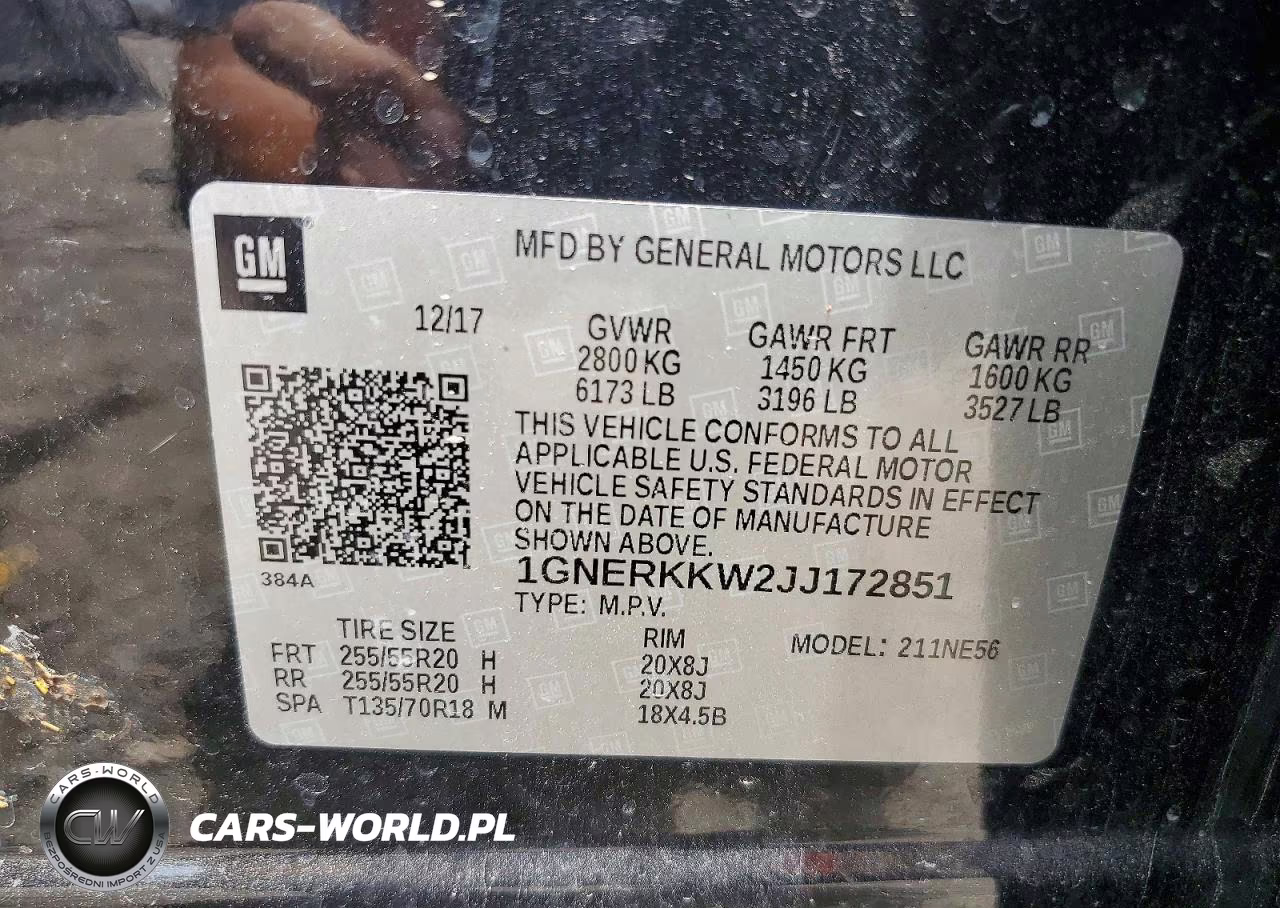 2018 Chevrolet Traverse Premier VIN:1GNERKKW2JJ172851 - 12