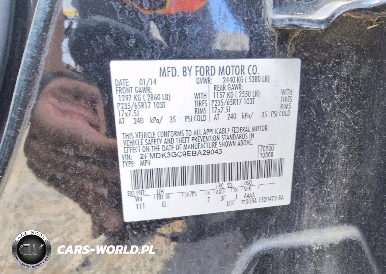 2014 Ford Edge Se VIN:2FMDK3GC9EBA29043 - 13