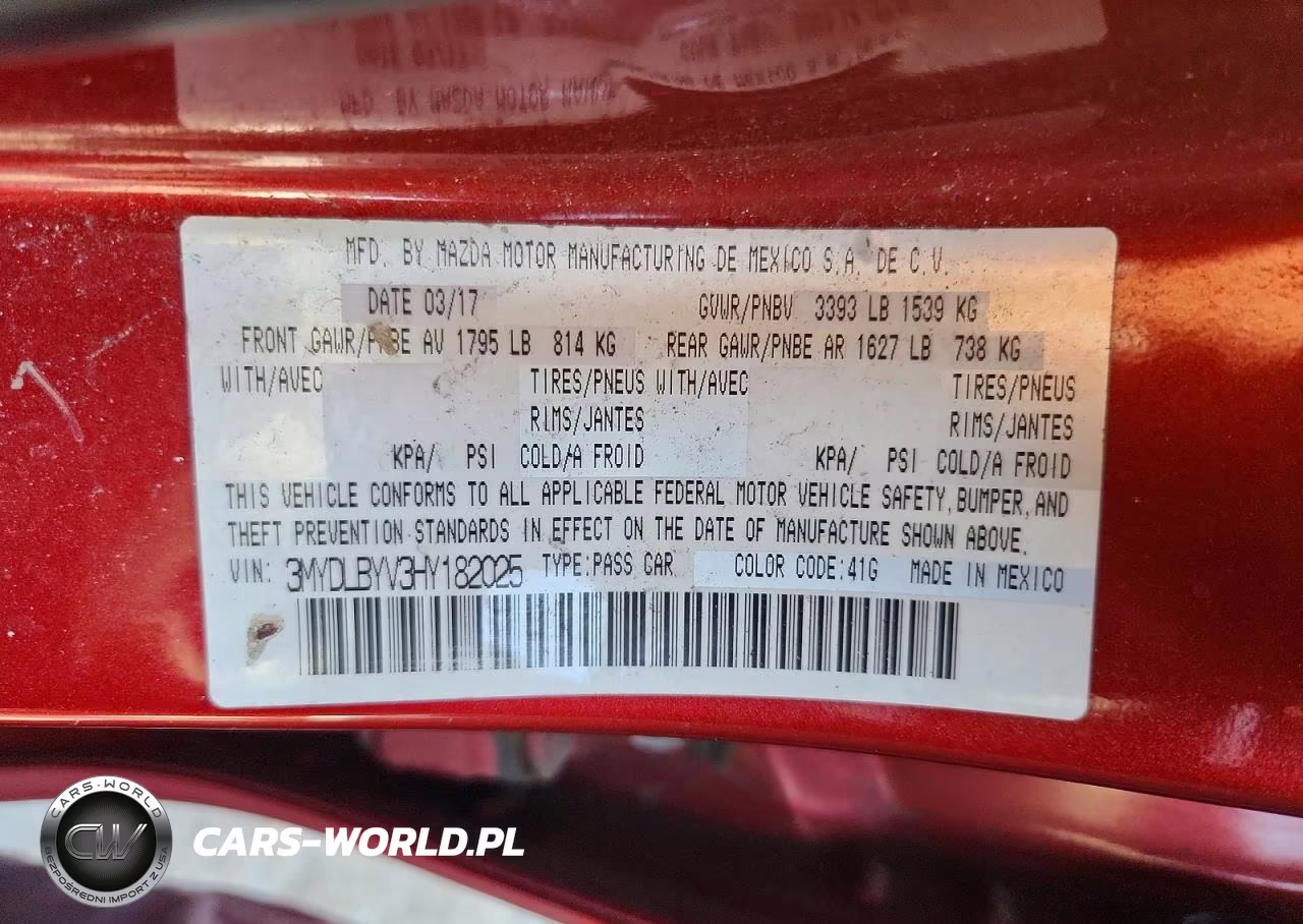 2017 Toyota Yaris Ia Base VIN:3MYDLBYV3HY182025 - 12