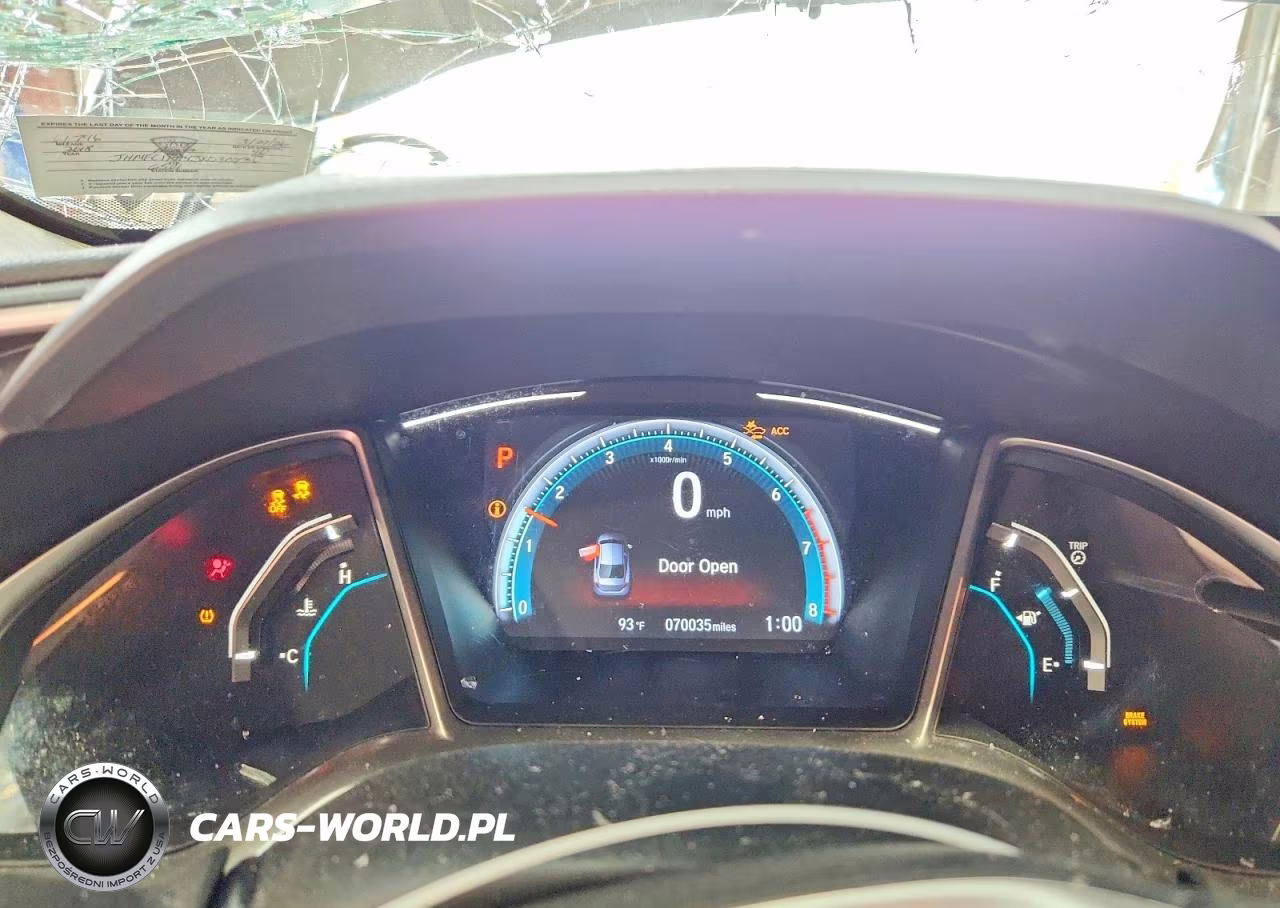 2018 Honda Civic Touring VIN:JHMFC1F94JX030736 - 9