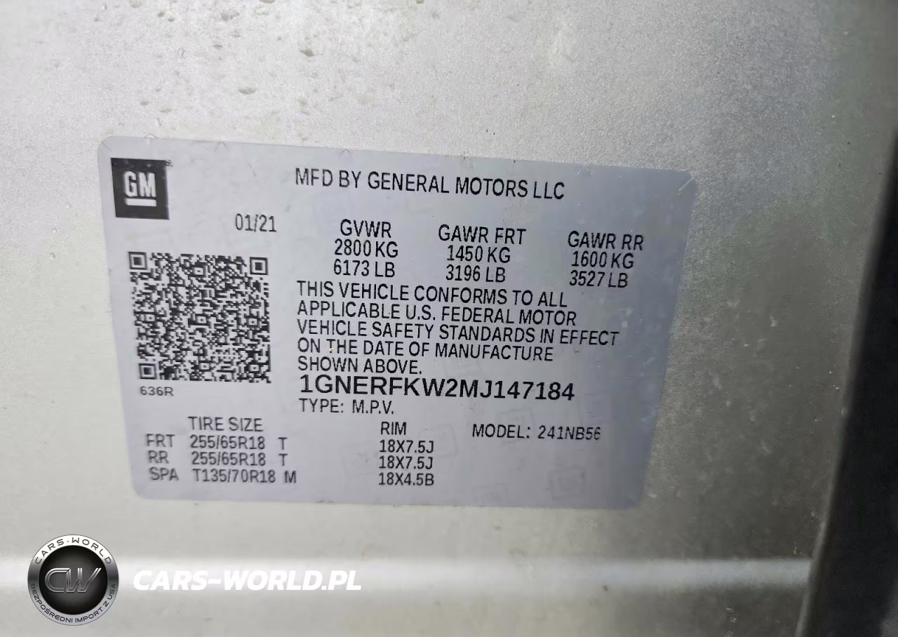 2021 Chevrolet Traverse Ls VIN:1GNERFKW2MJ147184 - 10