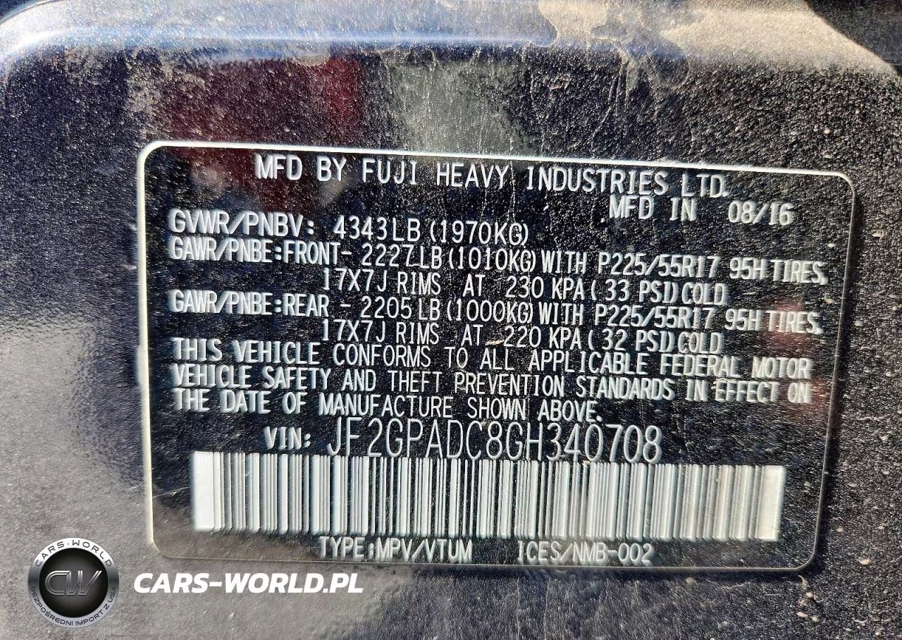 2016 Subaru Crosstrek Premium VIN:JF2GPADC8GH340708 - 13