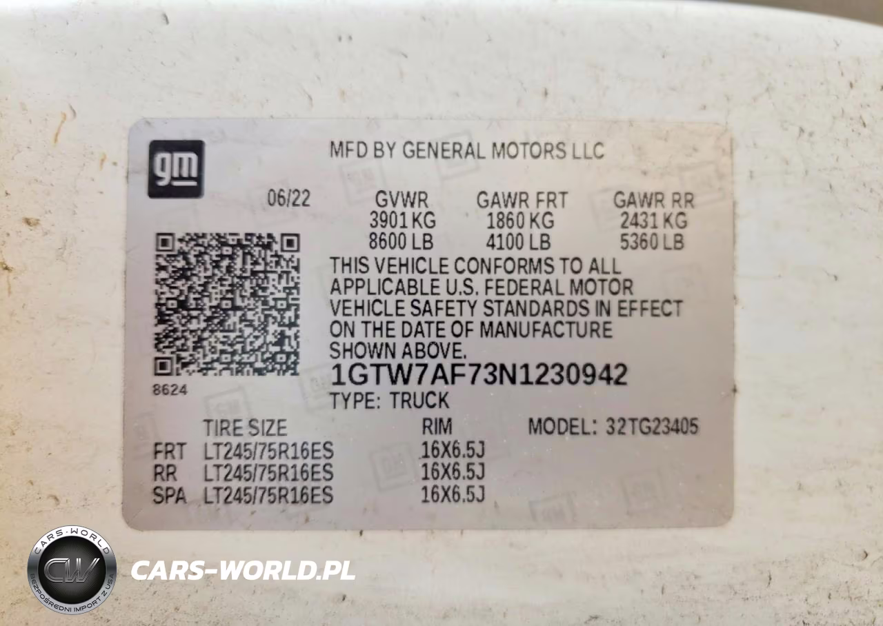 2022 GMC Savana 2500 Cargo Delivery Van VIN:1GTW7AF73N1230942 - 13